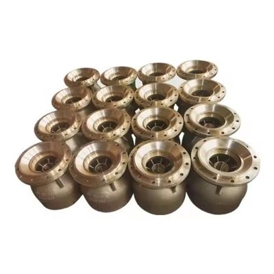Peças de fundição de cobre amarelo de latão de bronze personalizadas para máquinas de hardware