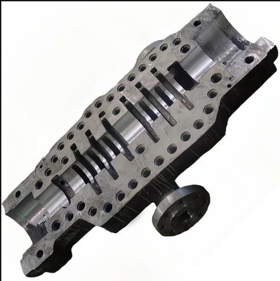 Serviço de forja de aço de rolamento de eixo de válvula de motor de aço com cor personalizada