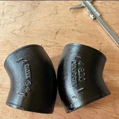 Componentes de fundição de areia de cor personalizada Acessórios de tubos de ferro resistentes à erosão