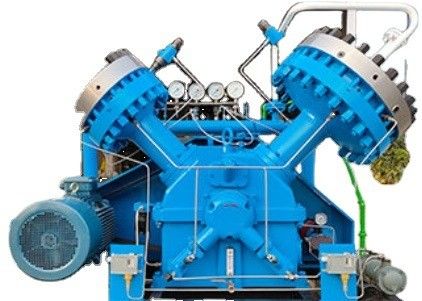 Compressor de diafragma Compressores de ar de gás de alta pressão para nitrogênio / hélio / hidrogênio / argônio Reforço de gás natural