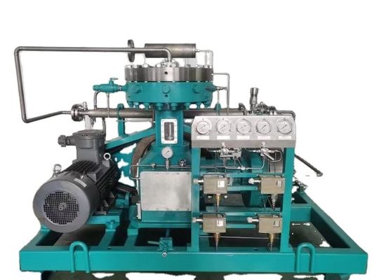 Compressor de diafragma Gás Ar Hidrogênio 55kw Hidrogênio Alta eficiência de trabalho Entrada 2mpa Fluxo de descarga 240nm3/h H2