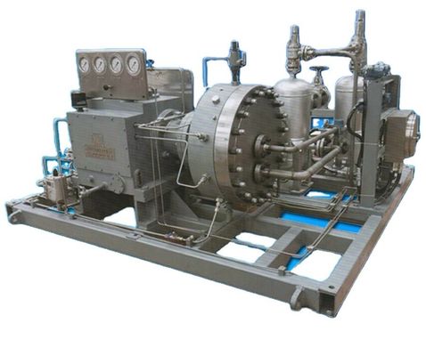Compressor de diafragma Gás Ar Hidrogênio 55kw Hidrogênio Alta eficiência de trabalho Entrada 2mpa Fluxo de descarga 240nm3/h H2